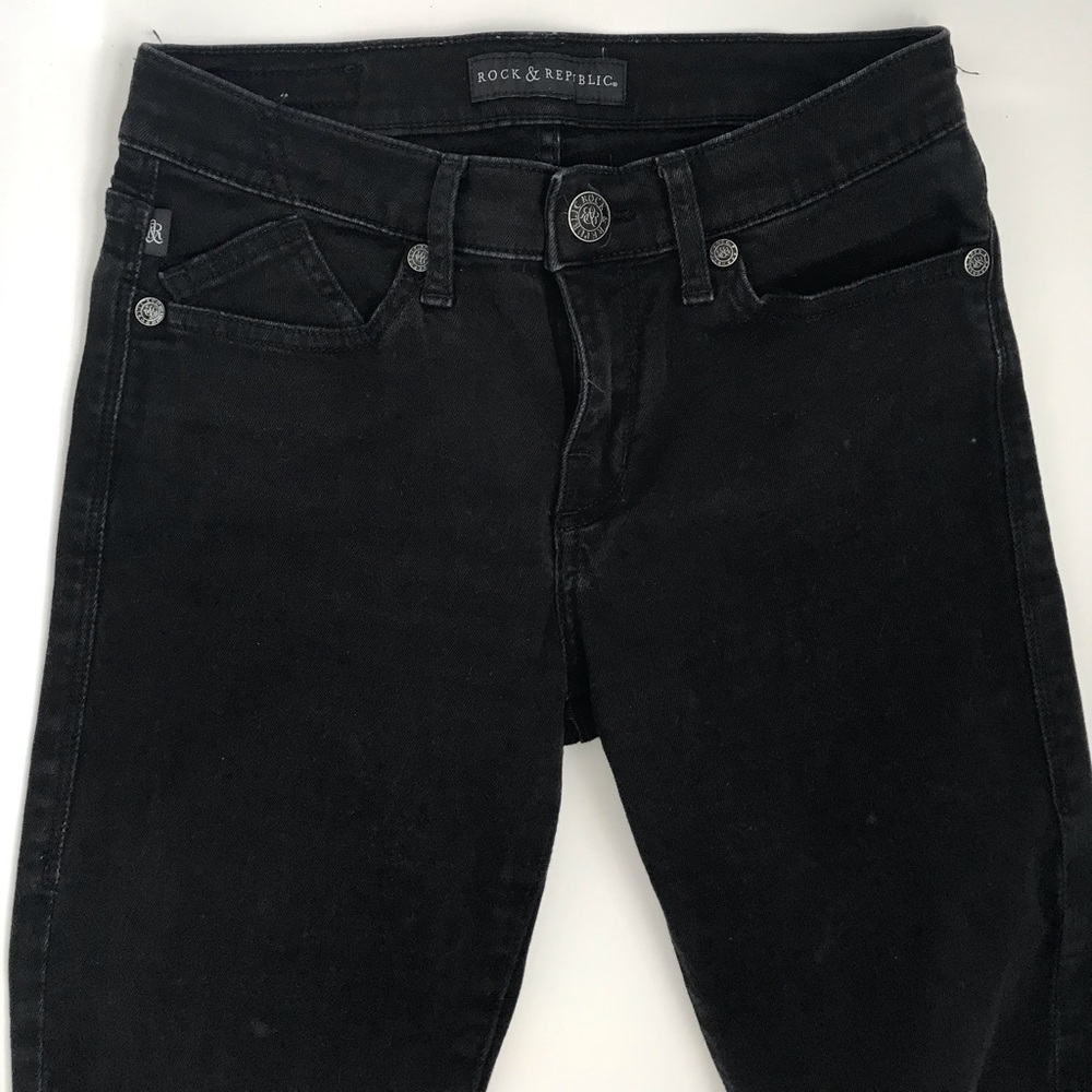 Rock & Republic Black Wash Jeans